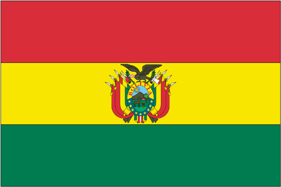 Bolivia Nylon Flag