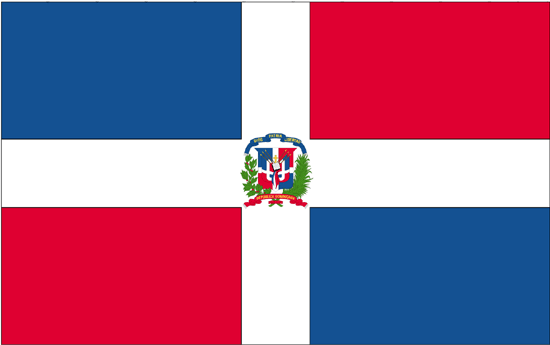 Dominican Republic Nylon Flag