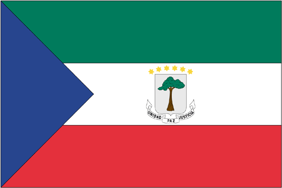 Equatorial Guinea Nylon Flag
