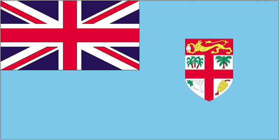 Fiji Rayon Stick Flag