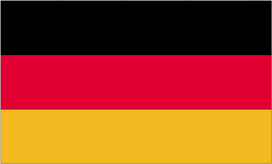 Germany Rayon Stick Flag