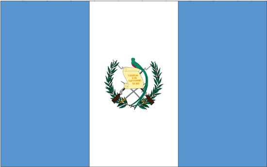 Guatemala Civil Nylon Flag