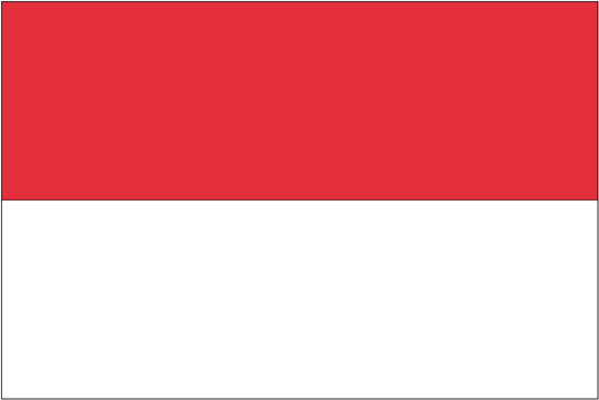Indonesia Govt. Nylon Flag