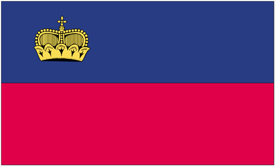 Liechtenstein Nylon Flag