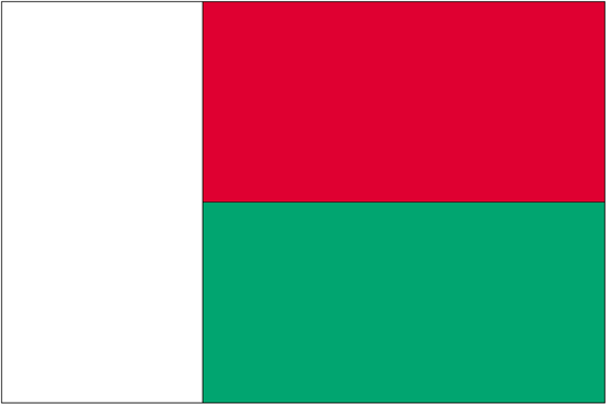 Madagascar Nylon Flag