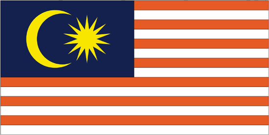 Malaysia Govt. Nylon Flag