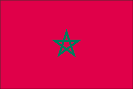 Morocco Govt. Nylon Flag