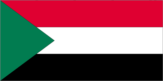 Sudan Nylon Flag