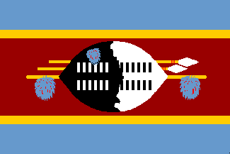 Swaziland Nylon Flag