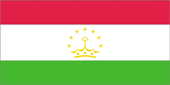 Tajikistan Nylon Flag