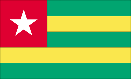 Togo Nylon Flag