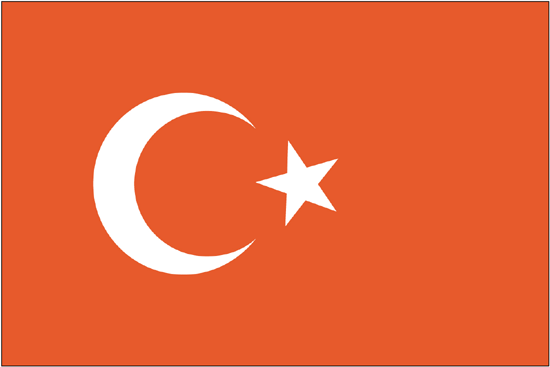Turkey Nylon Flag