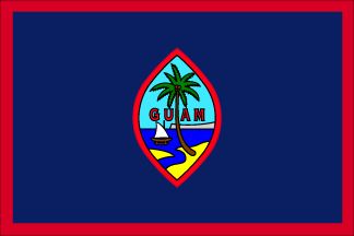 Guam Rayon Stick Flag