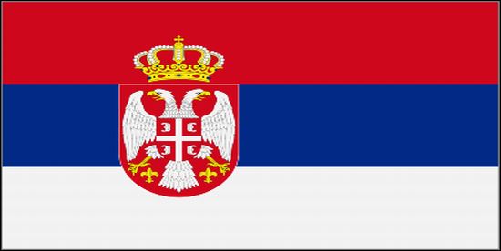Serbia Nylon Flag