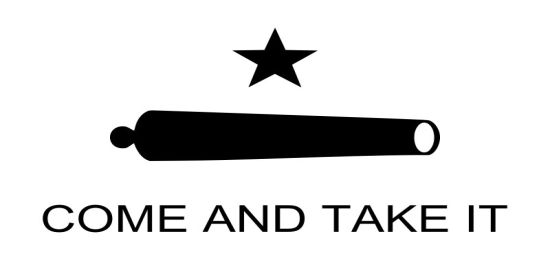 Come and Take It (Star and Cannon) Nylon Flag