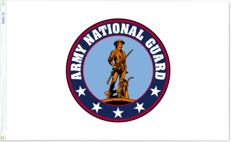 US Army National Guard Nylon Flag