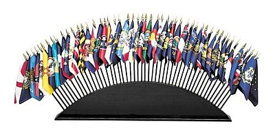 Base for Fifty-One 4×6 or 8×12 Inch Miniature Flags