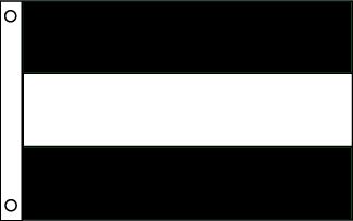 Black-White-Black Attention Flag
