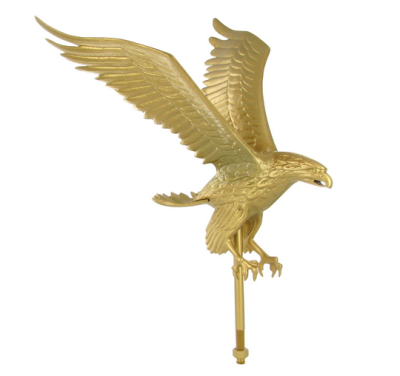 Gold Aluminum Eagle – 16 Inch Wing Span
