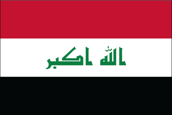 Iraq Govt. Nylon Flag