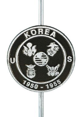 Korean War Veteran Aluminum Grave Marker