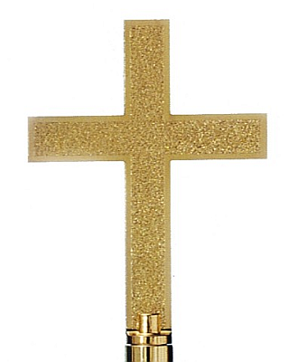 Plain Styrene Church Cross Ornament – $35.00