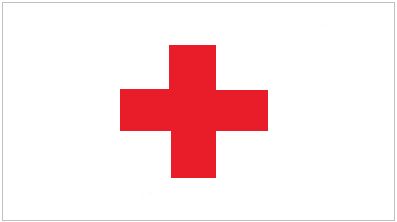 Red Cross Nylon Flag – $44.00