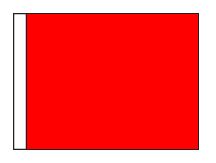 Red Nylon Race Flag