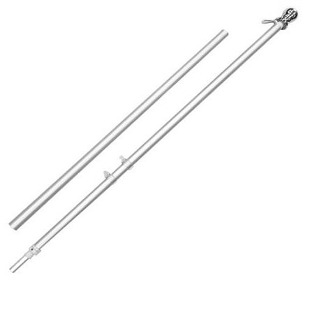 Silver 5 ft Spin Pole with Silver Ball – $26.00