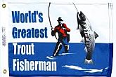 Trout Fisherman Flag
