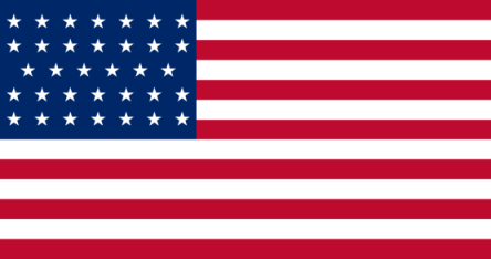 Union Civil War-34 Star Flag Nylon