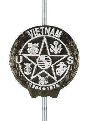 Vietnam War Veteran Aluminum Grave Marker