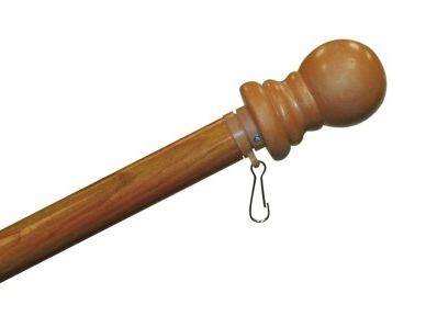 Wood Grain 6 ft Spin Pole with Wood Grain Ball – $35.00