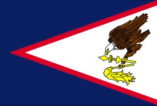American Samoa Rayon Stick Flag
