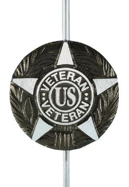 American Veteran Aluminum Grave Marker