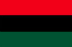 African-American Rayon Stick Flag