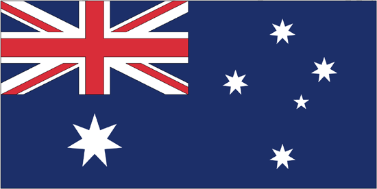 Australia Rayon Stick Flag